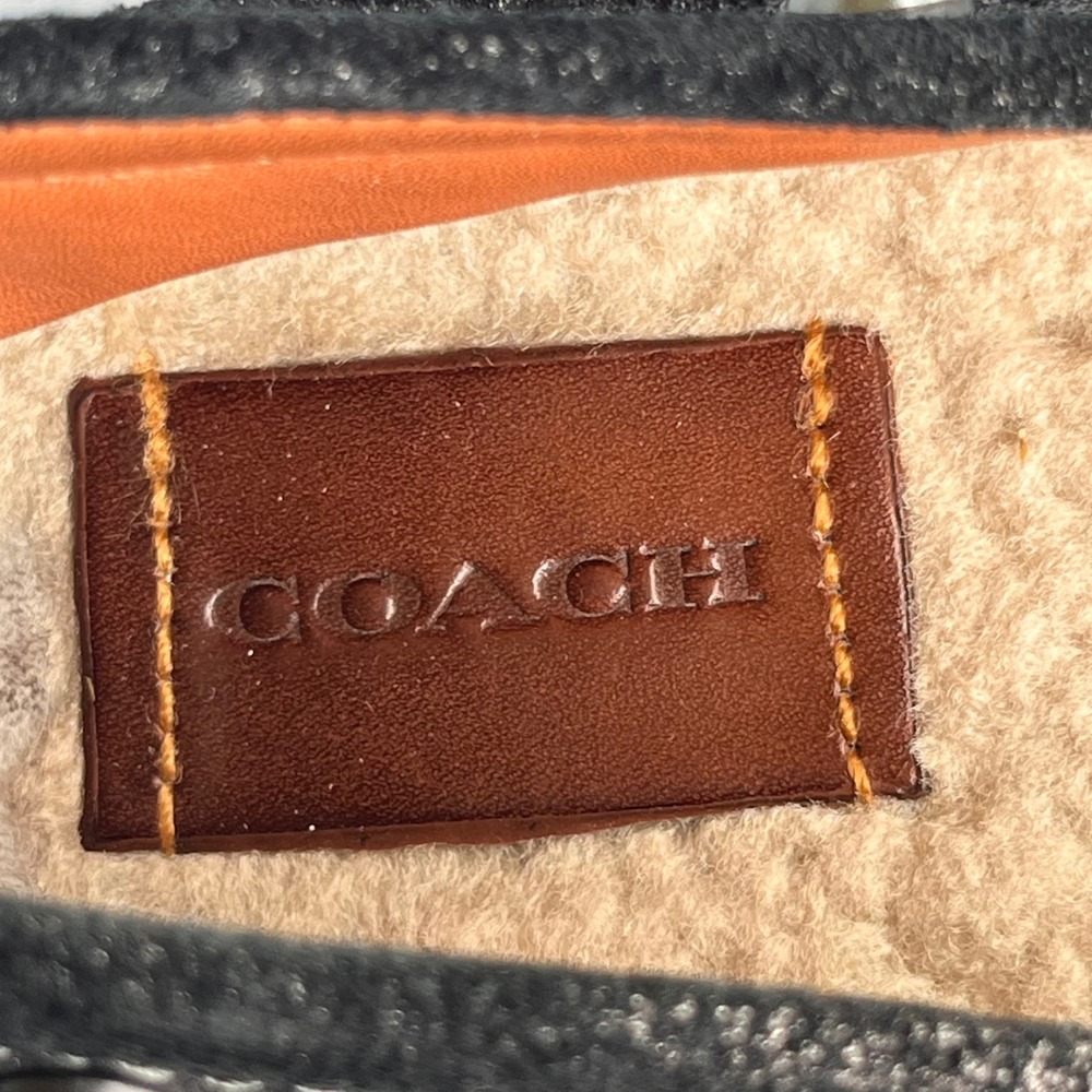 COACH Rexy Roccasin Glitter Pearl Leather Shearling Western Moccasin Loafers 8 - Picture 7 of 11